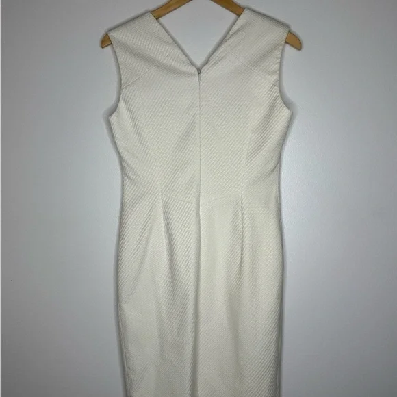 Reiss Tailored Textured Moon Sheath Dress - Picture 10 of 10